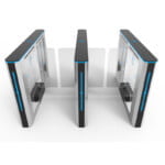 Anti-Crush Optical Face Recognition Speed Turnstiles Door