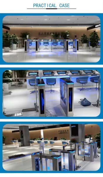 Electronic Security Barrier Turnstile For Security System