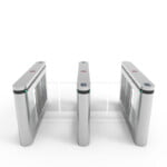 Hot Selling Intelligent Retractable Swing Barrier Gate Turnstile For Government Office Buildings