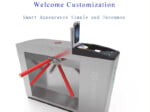 QR Scanner Face Recognition Electronics Tripod Turnstile