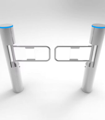 RFID Card and QR Code Reader New Cylindrical Swing Turnstile