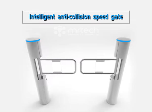 RFID Card and QR Code Reader New Cylindrical Swing Turnstile