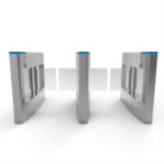 School, College, Effective Customized Swing Turnstile Gate With RFID Card Fingerprint