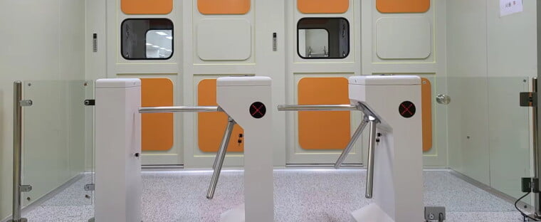 Security Tripod Turnstile Gate Facial Recognition Control