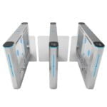 Speed Gate Custom Acrylic Arc-Shaped Metro Stations Swing Barrier