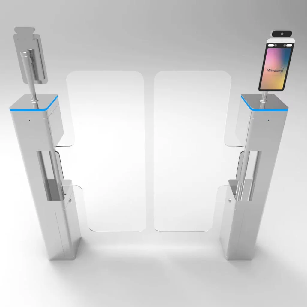 Supermarket Entrance Swing Barrier Turnstile Access Control