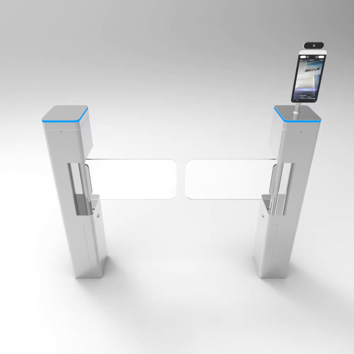 Supermarket Entrance Swing Barrier Turnstile Access Control