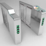 Swing Barrier Turnstile For Entry Exit Entrance Scenic Area Custom