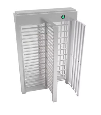 90 Degree Rotate Arm Full Height Turnstile Gate Semi Automatic