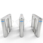 Automatic Flap Barrier Gate Turnstile Access Control Security System