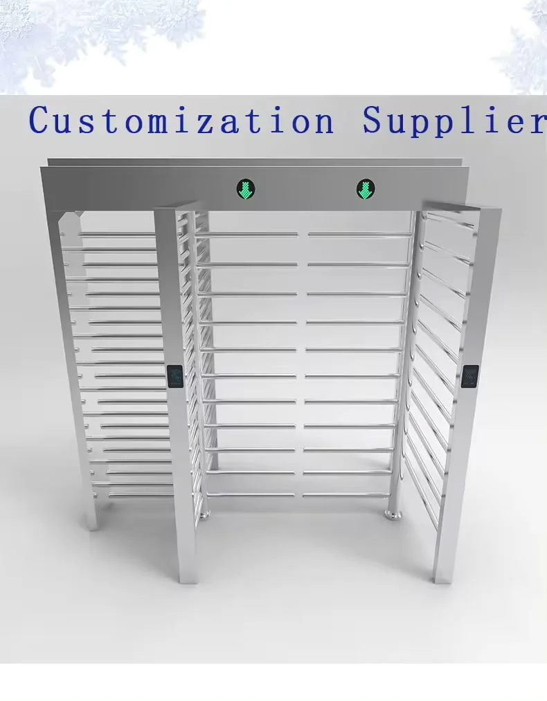 Entrance Electric Automatic Control Full Height Turnstile Doors