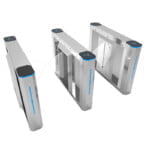 Entrance Fast Smart Gate Turnstile Outdoor Pedestrian Flap Barrier