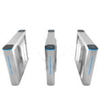 Entrance Fast Smart Gate Turnstile Outdoor Pedestrian Flap Barrier