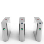 Flap Barrier Turnstile Gate Access Control Door QR Code Control for Office