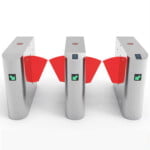 Flap Barrier Turnstile Gate Access Control Door QR Code Control for Office