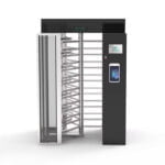 Full Height Revolving Turnstiles Fingerprint And Face Recognition