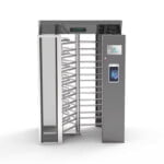 Full Height Revolving Turnstiles Fingerprint And Face Recognition