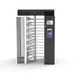 Full Height Revolving Turnstiles Fingerprint And Face Recognition