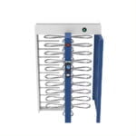 Full Height Turnstile Security Scanner Gate In Squared Blocked Section Use For Stadium