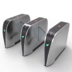 High Speed Entrance Automation Security Flap Barrier Access Control System