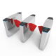 New Flap Barrier Turnstile Security for Supermarket