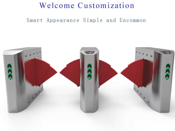 RFID Automatic Security Turnstile Access Control With Temperature Detect Subway
