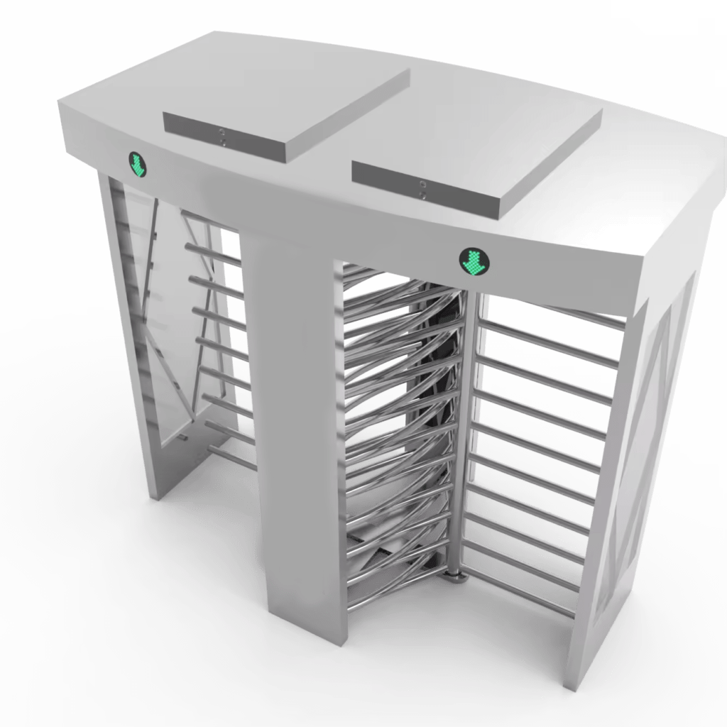 Semi Automatic Biometrics Turnstile Access Control System