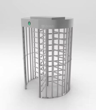 Single Door Security Full Height Turnstile Gate For Airports