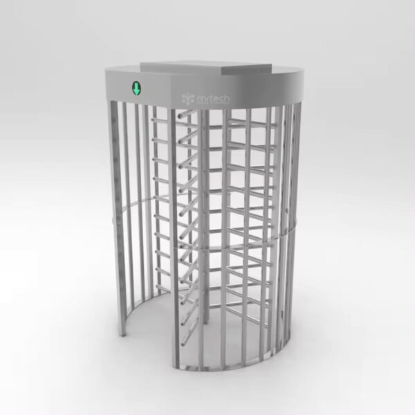 Single Door Security Full Height Turnstile Gate For Airports