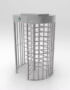 Single Door Security Full Height Turnstile Gate For Airports