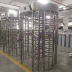 Single Door Security Full Height Turnstile Gate For Airports