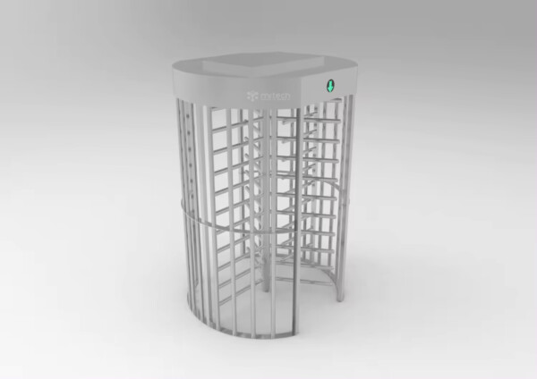 Single Door Security Full Height Turnstile Gate For Airports