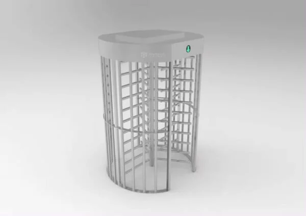 Single Door Security Full Height Turnstile Gate For Airports