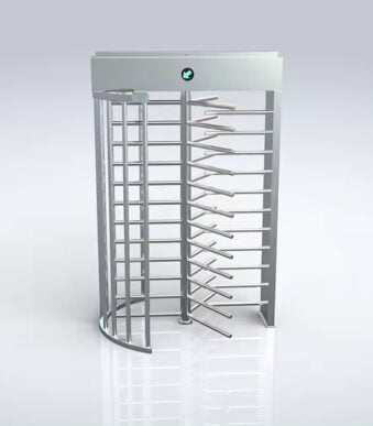 Single Full Height Turnstile Security QR Code Scanner Rfid System