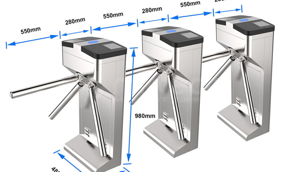 Vertical Flap Barrier Turnstile