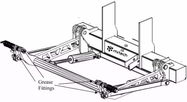 2000kg Capacity Cantilever Tail Lift Gate for Truck Dump TruckCargo Truck