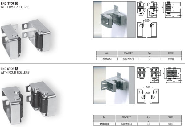 4.5 Complete Cantilever Gate Hardware Kit for Trackless Sliding Gate