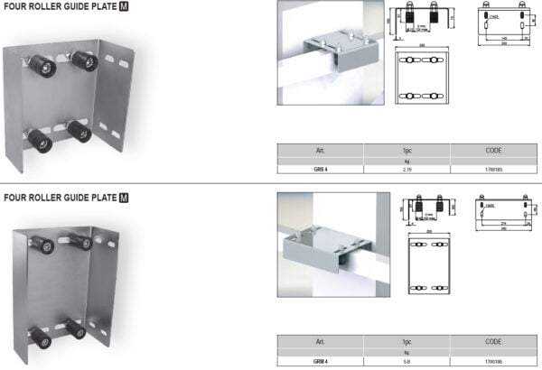 8Mtr Galvanized Heavy Duty Sliding Cantilever Gate Hardware Kit