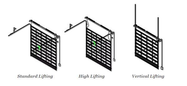 Aluminum Frosted Glass Sectional Residential Garage Doors