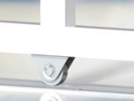 Double Bearing Sliding Gate V Grooved Wheel, External Support