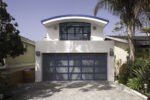 Modern Design Aluminum Panel and Glass Panel Combination Sectional Garage Door