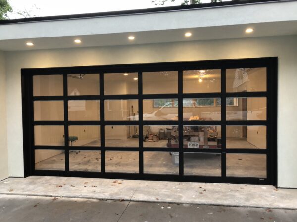 Tempered Glass Garage Door Full View Plexiglass Steel Glass Garage Doors