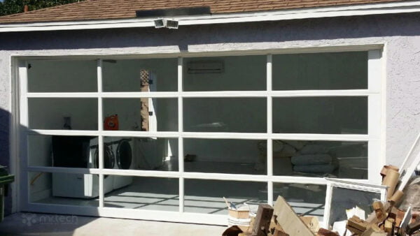 Tempered Glass Garage Door Full View Plexiglass Steel Glass Garage Doors