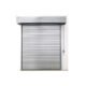 gi powder coated rolling shutter door with gear box motor