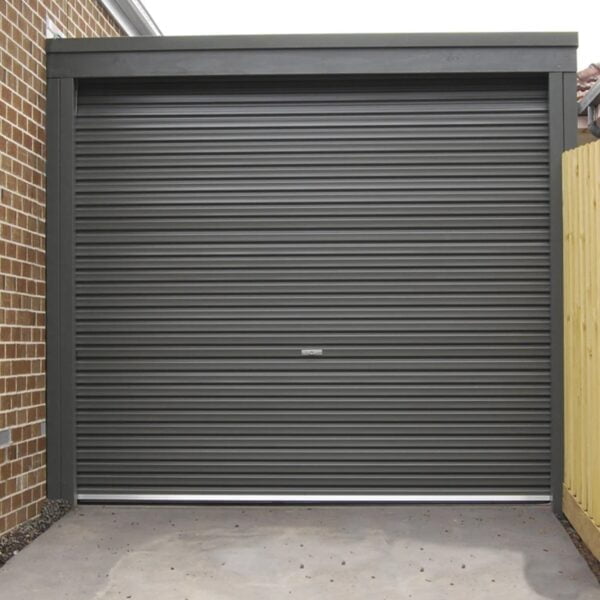 gi powder coated rolling shutter door with gear box motor