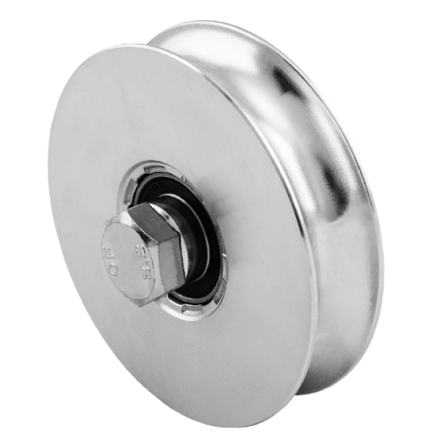 Single Bearing O Grooved Wheel For Sliding Gates