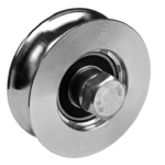 Single Bearing O Grooved Wheel For Sliding Gates