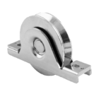 Sliding Gate V Grooved Roller Wheel Double Bearing, Internal Support