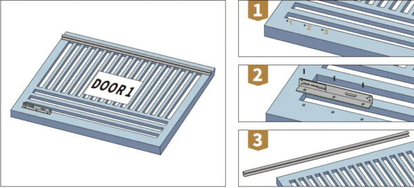 Sliding Gate Telescopic Hardware Fitting Wholesaler