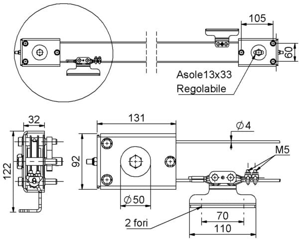 Sliding Gate Telescopic Hardware Fitting Wholesaler